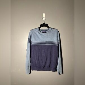 Patagonia Yewcrag Striped Crewneck Sweater Mens Size Medium